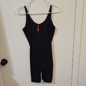 SPANX Shapewear for Women Thinstincts Open-Bust Bodysuit Black